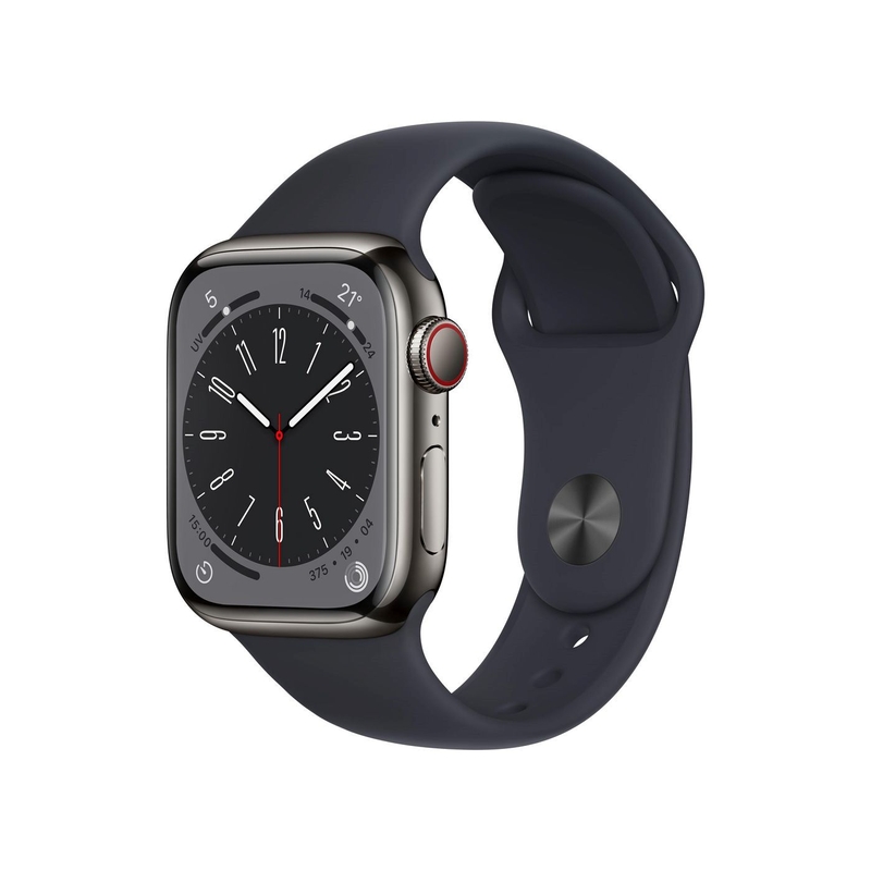 Apple Watch Series 8 (GPS + Cellular) - 41 mm - Graphit Edelstahl